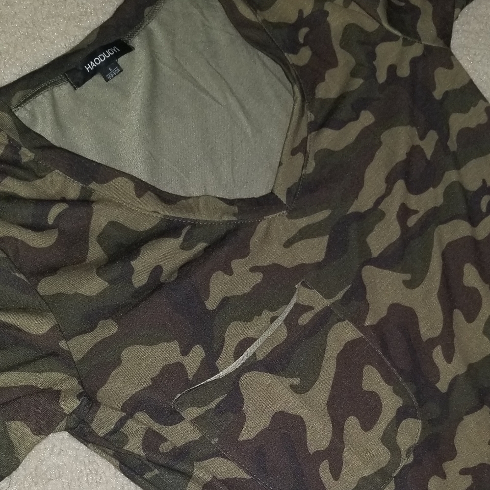 Camouflage blouse